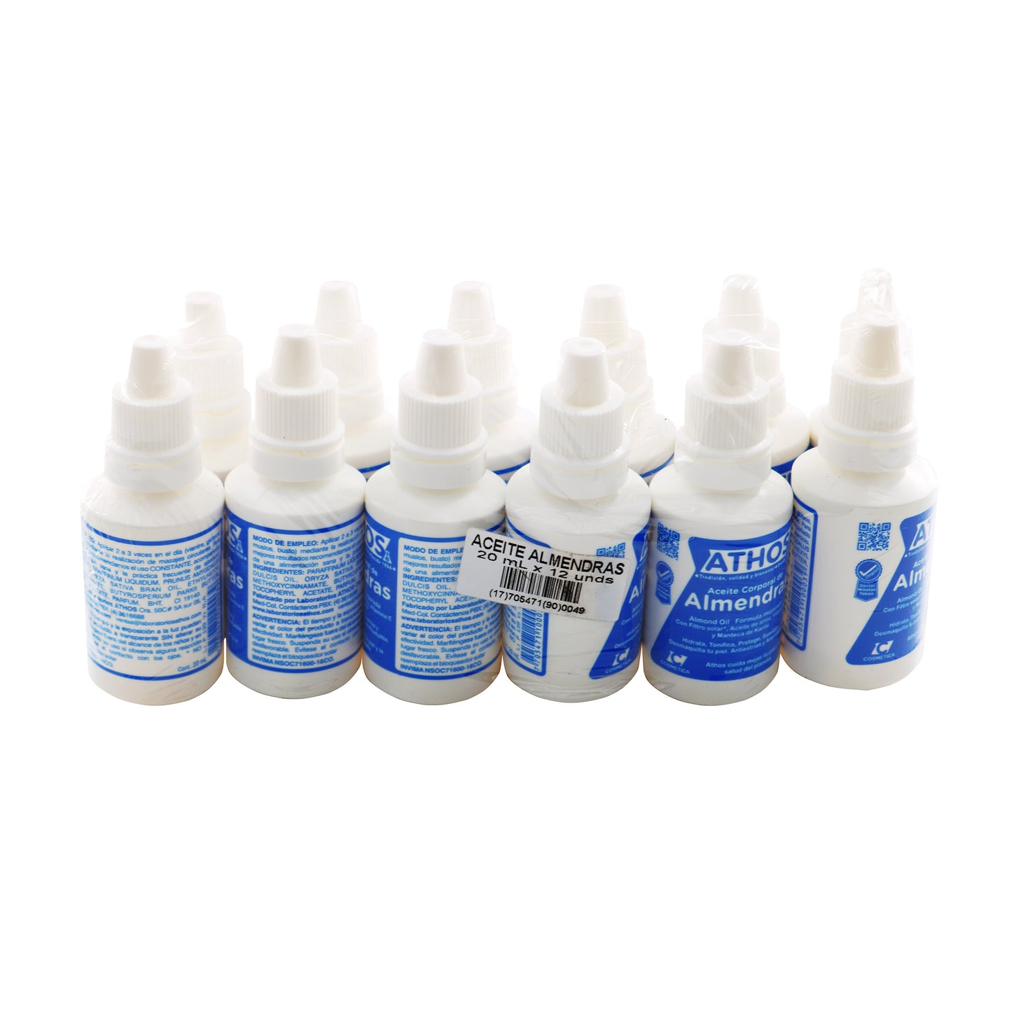 Aceite De Almendras 20 ML 12 Unidades