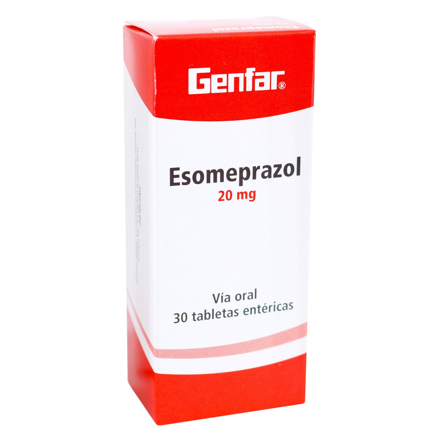 Esomeprazol 20 mg X 30 Tableta gF