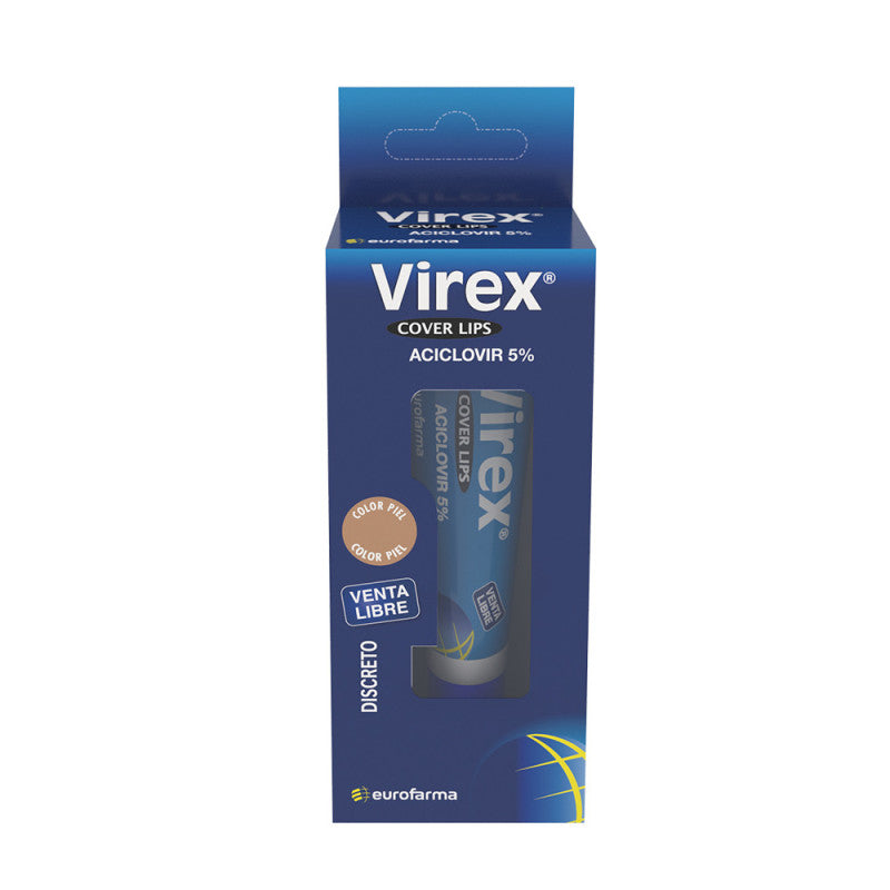 Virex Cover Lips Crema 5% Tubo 10 gr