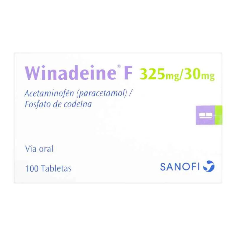 Winadeine F 325/30 Miligramos 100 Tabletas