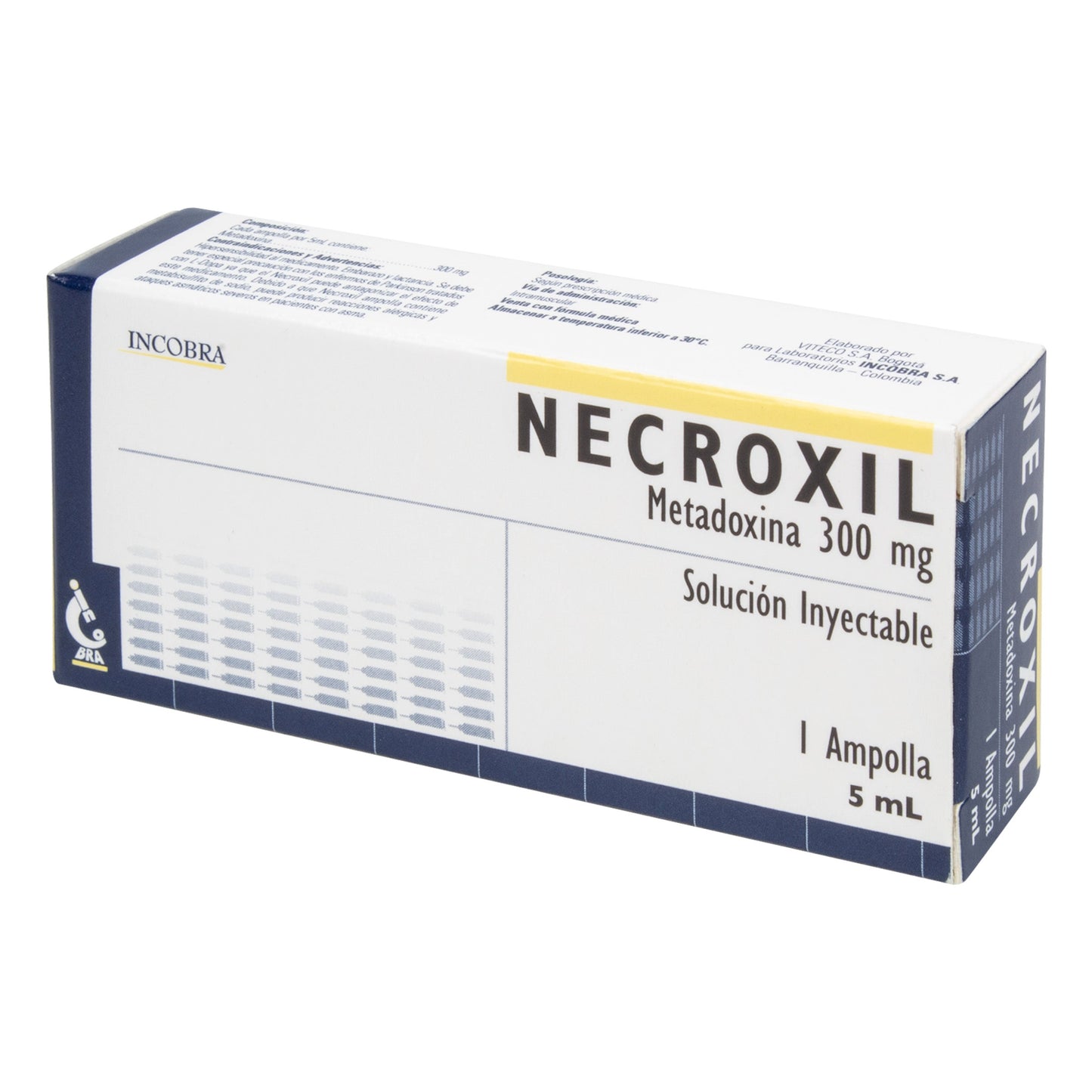 Necroxil 300 mg Inyectable Ampolla 5 ml