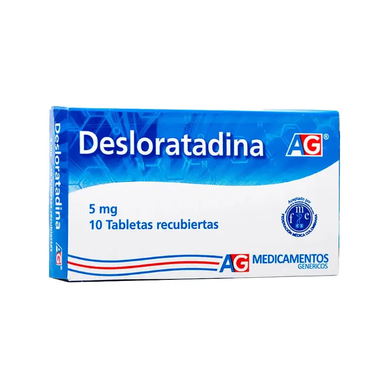 Desloratadina 5 mg 10 Tabletas Ag