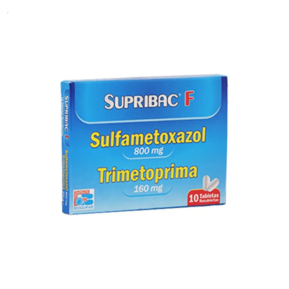 Supribac F 160-800mg Tabletas Caja X 10