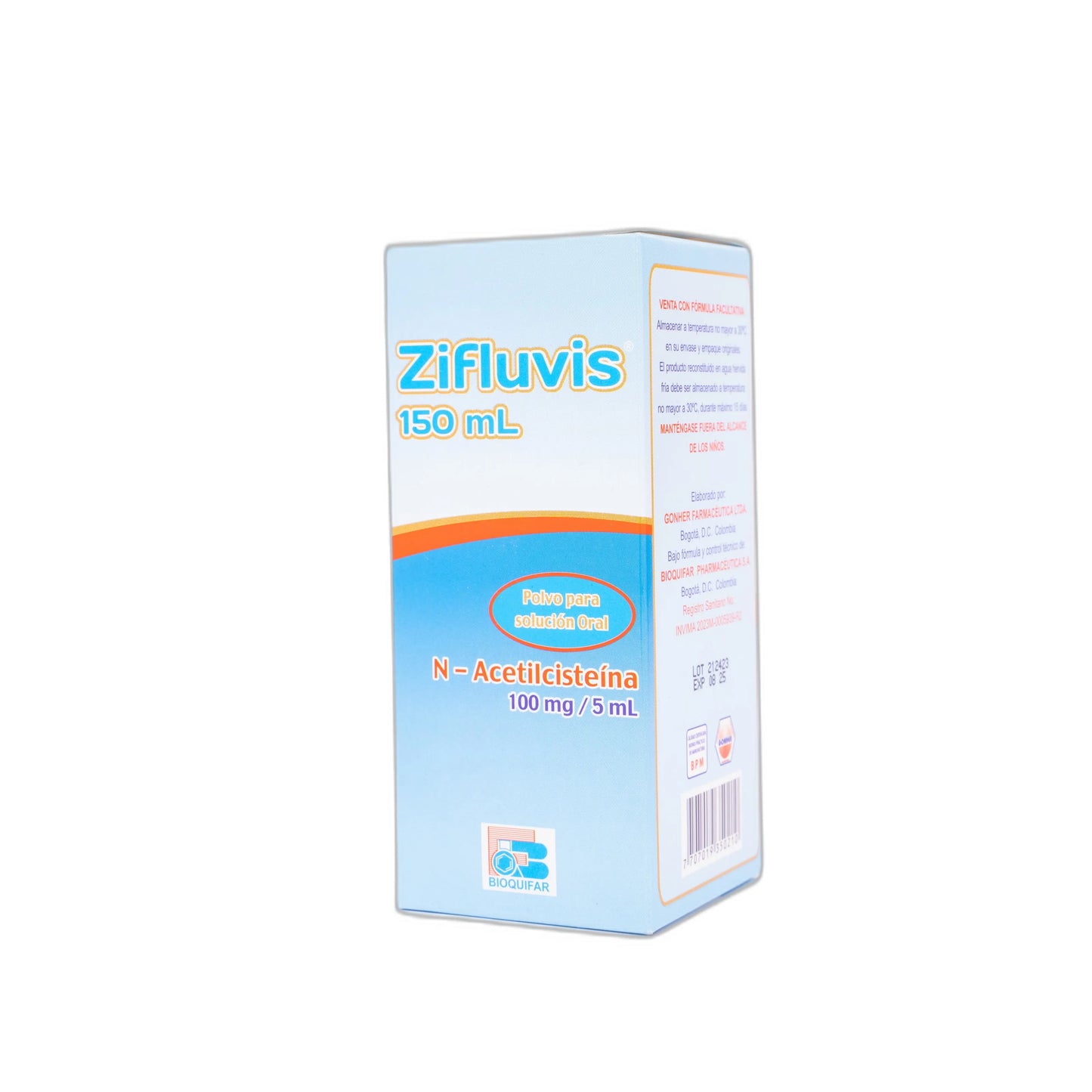 Zifluvis 2 Gramos Frasco Por 150 Mililitros