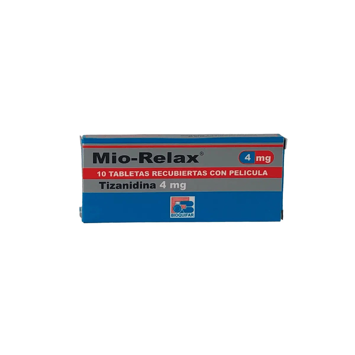 Mio- Relax 4 mg 10 Tabletas