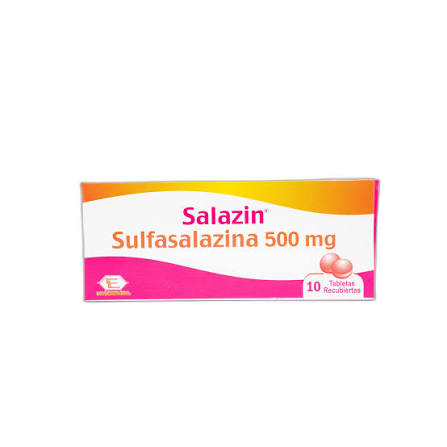 Salazin Sulfasalazina 500 mg / 10 Tableta