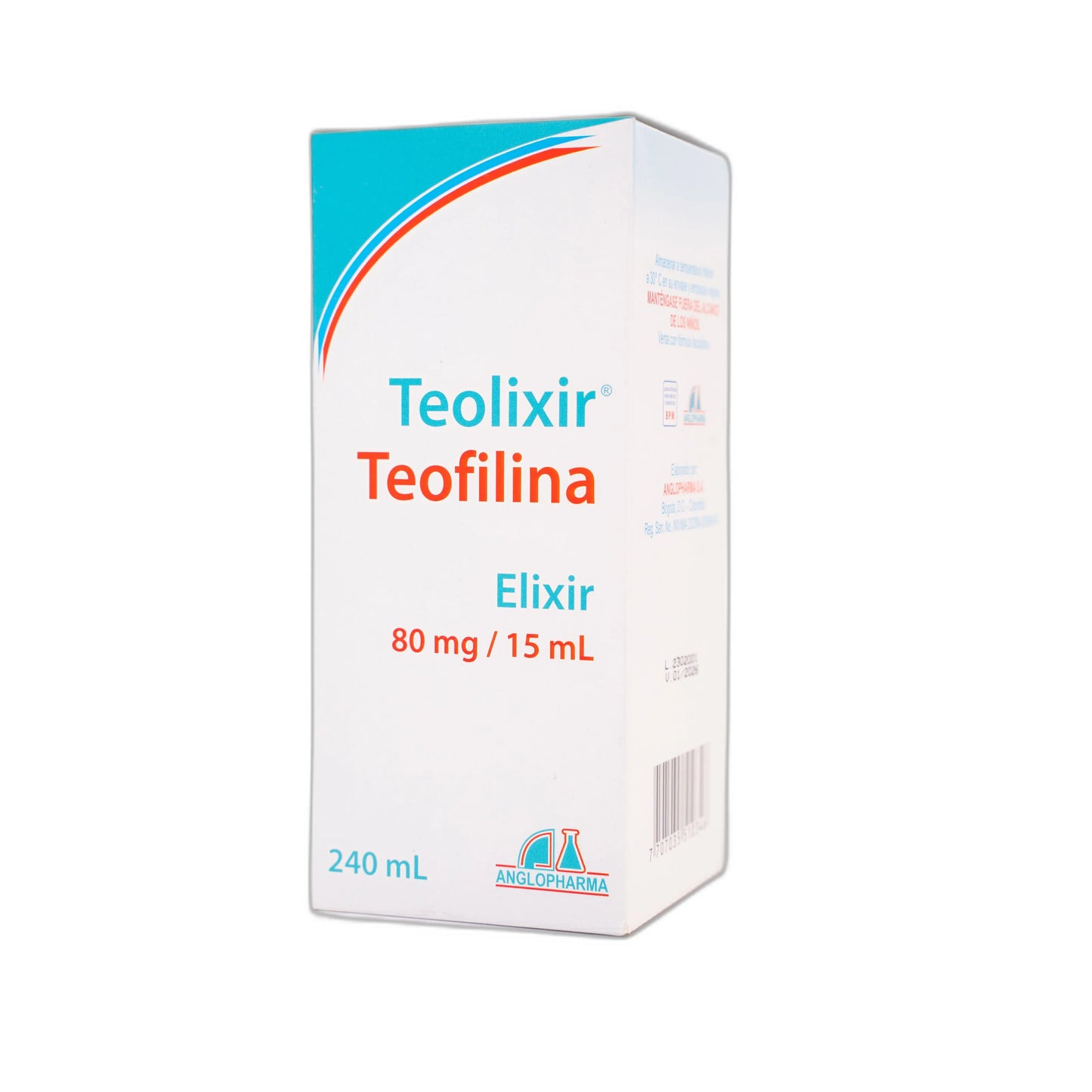 Teolixir 80 mg Jbe 240 ml