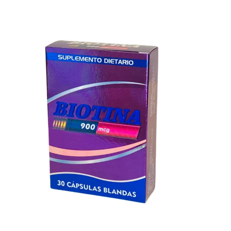 Biotina 900 mcg X 30 CápsulaB