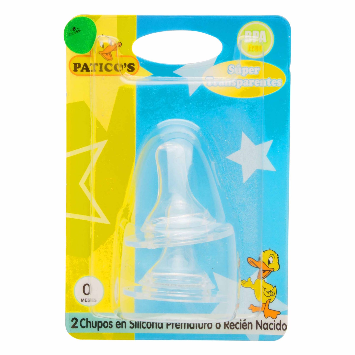 Chupo Paticos Recién Nacido Silicona 2 Unidades