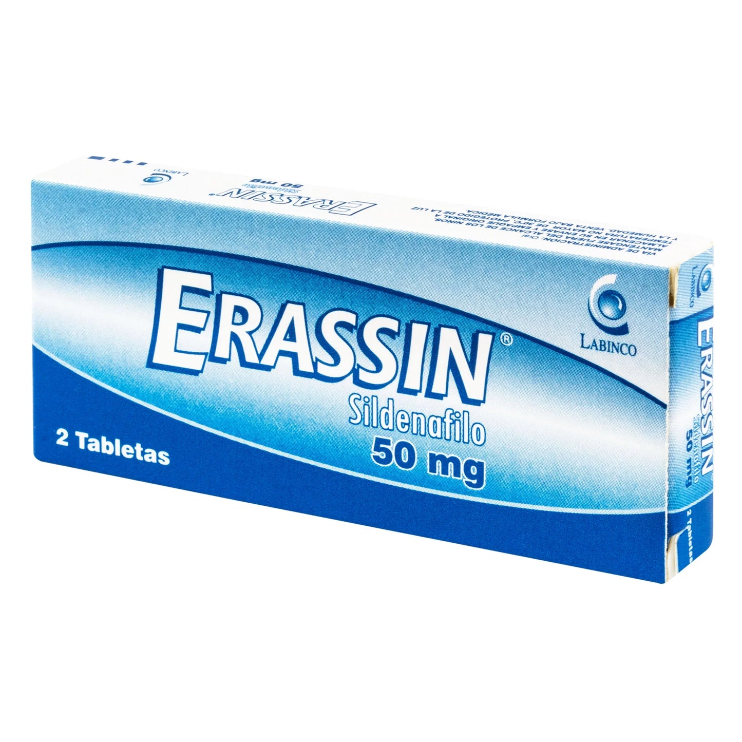 Erassin 50 mg 2 Tabletas