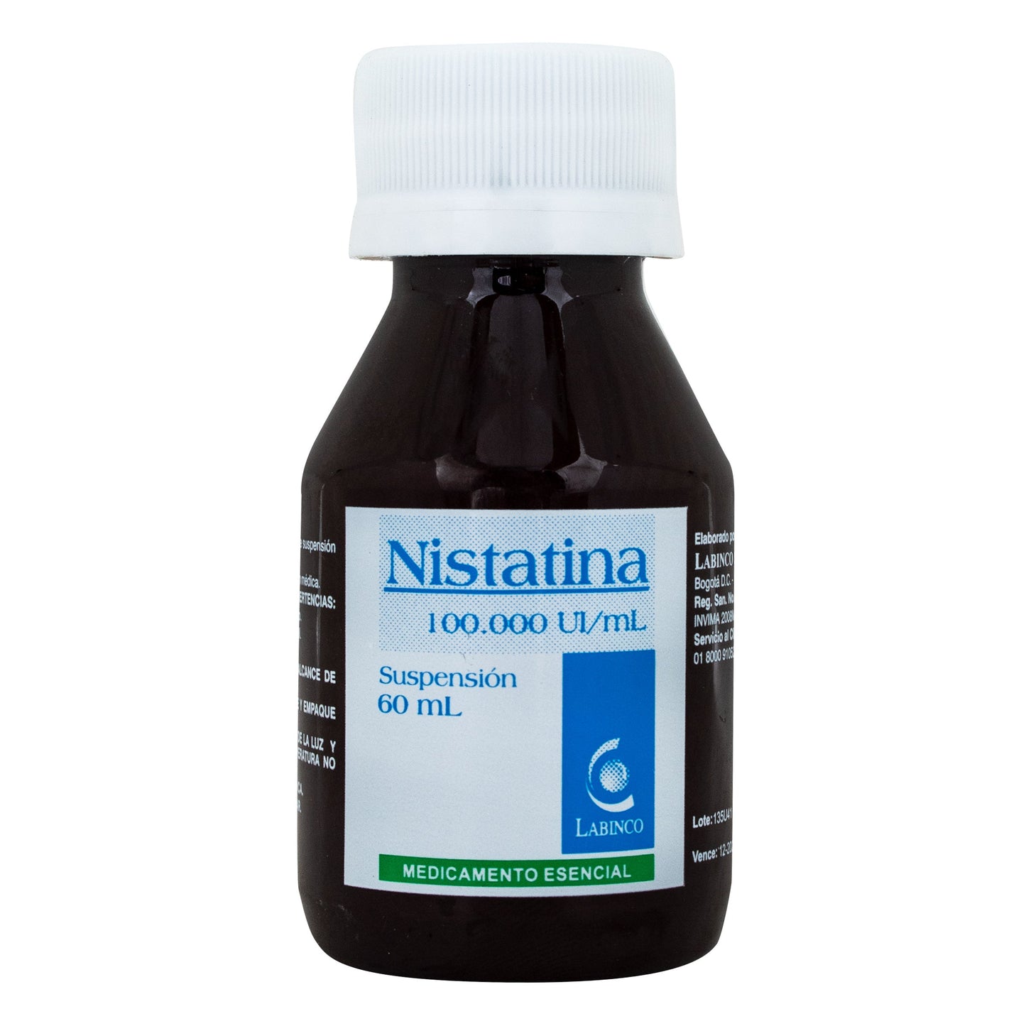 Nistatina Suspensión 60 ml Lb