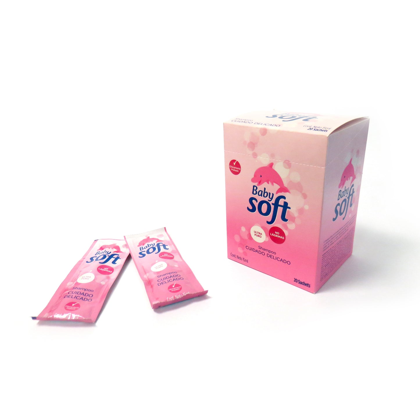 Champú Baby Soft Cuidado Delicado 20 Sobres