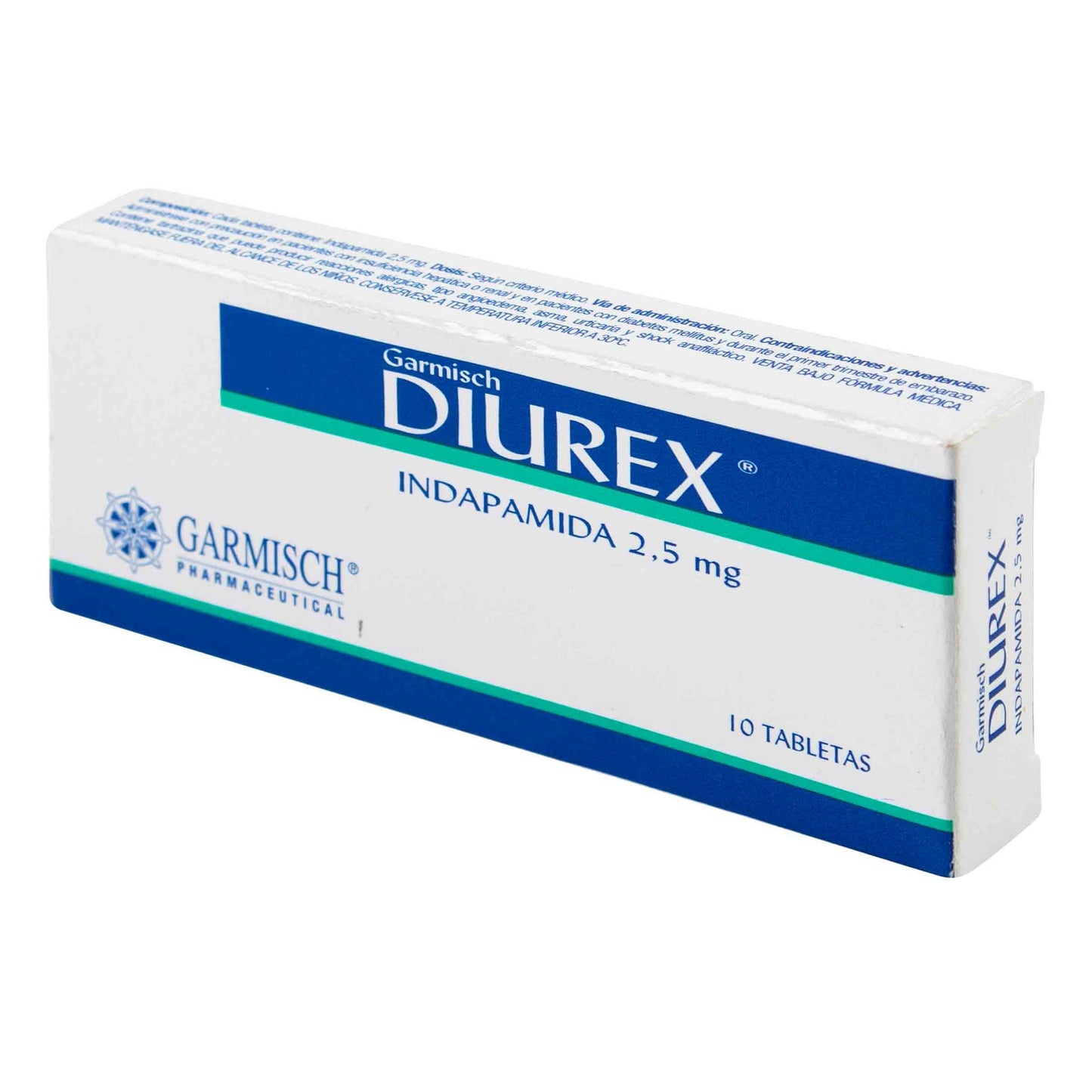 Diurex 2.5 mg 10 Tabletas