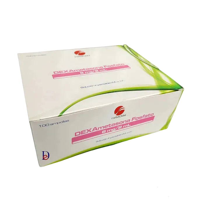 Dexametasona 8 MG Caja X 100 Ampollas