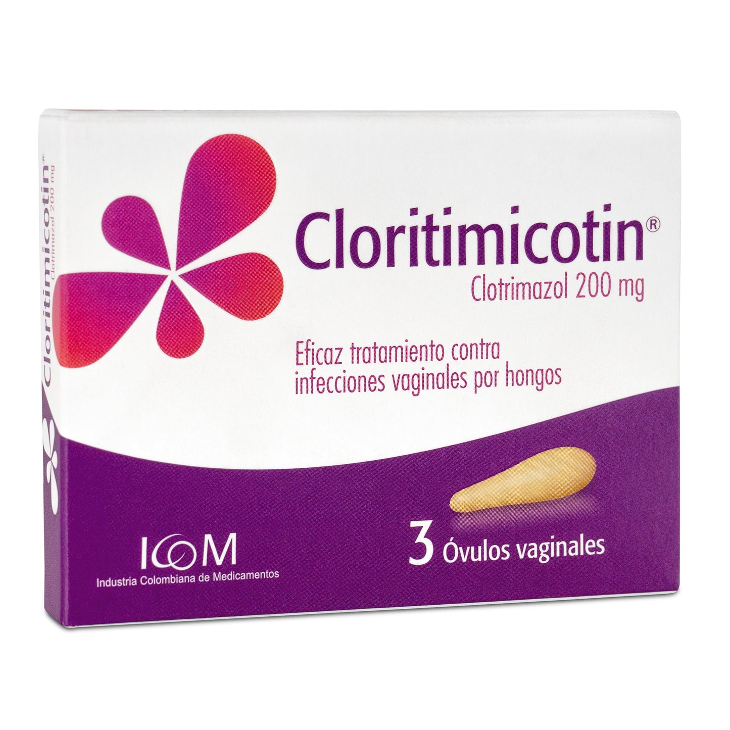 Cloritimicotin 3 Óvulos VaginalES Icom