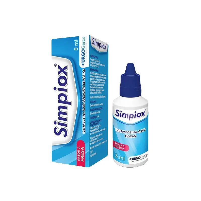 Simpiox 0.6% IVERMECTINA Gotas 5 ml (2)