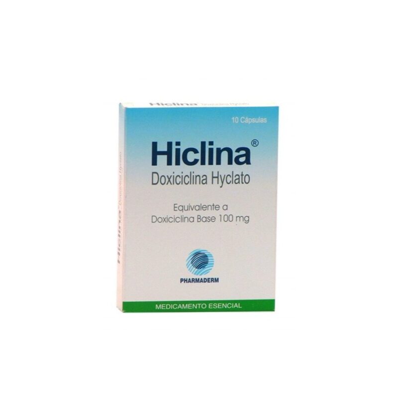 Hiclina 100 mg 10 Cápsulas