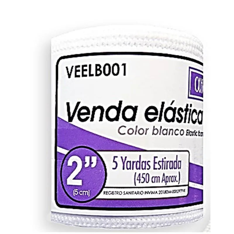 Venda Elastica Blanca Alfa 2x5