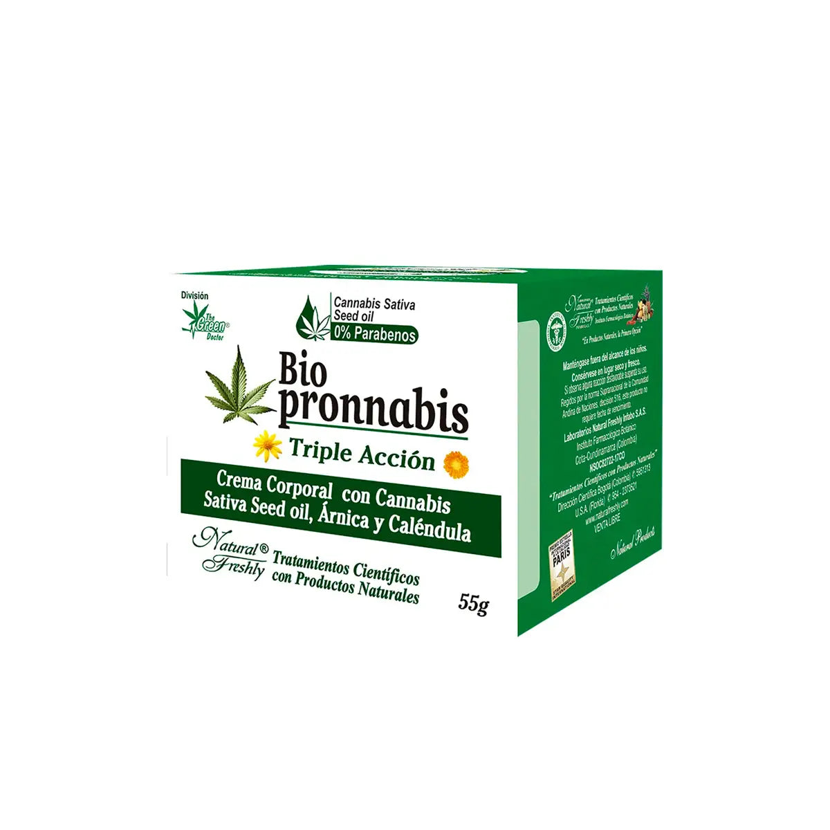 Crema Bio Pronnabis Triple Accion 55 gr
