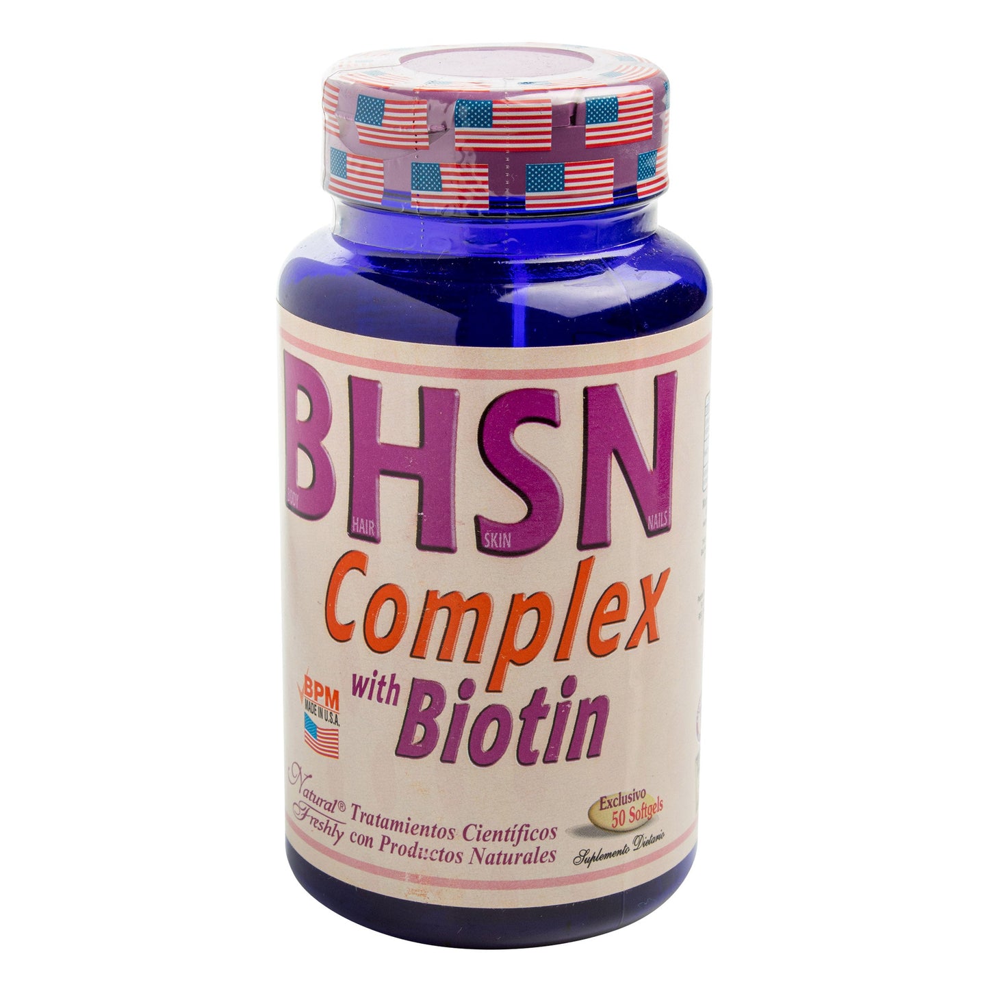 B.h.s.n Biotina ComplejoEX 50 Softgels.iva