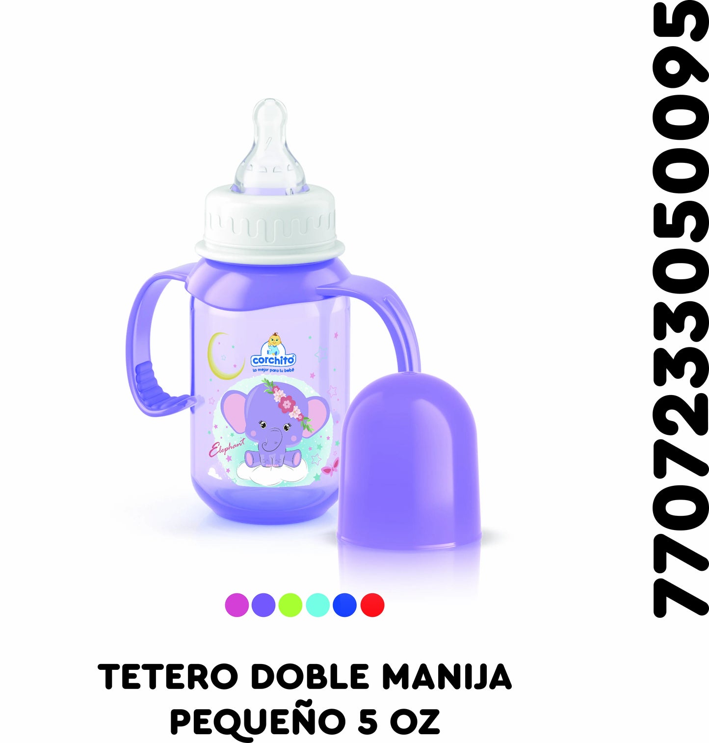Biberon Corchito 5 Oz. 2 Manijas Unidad