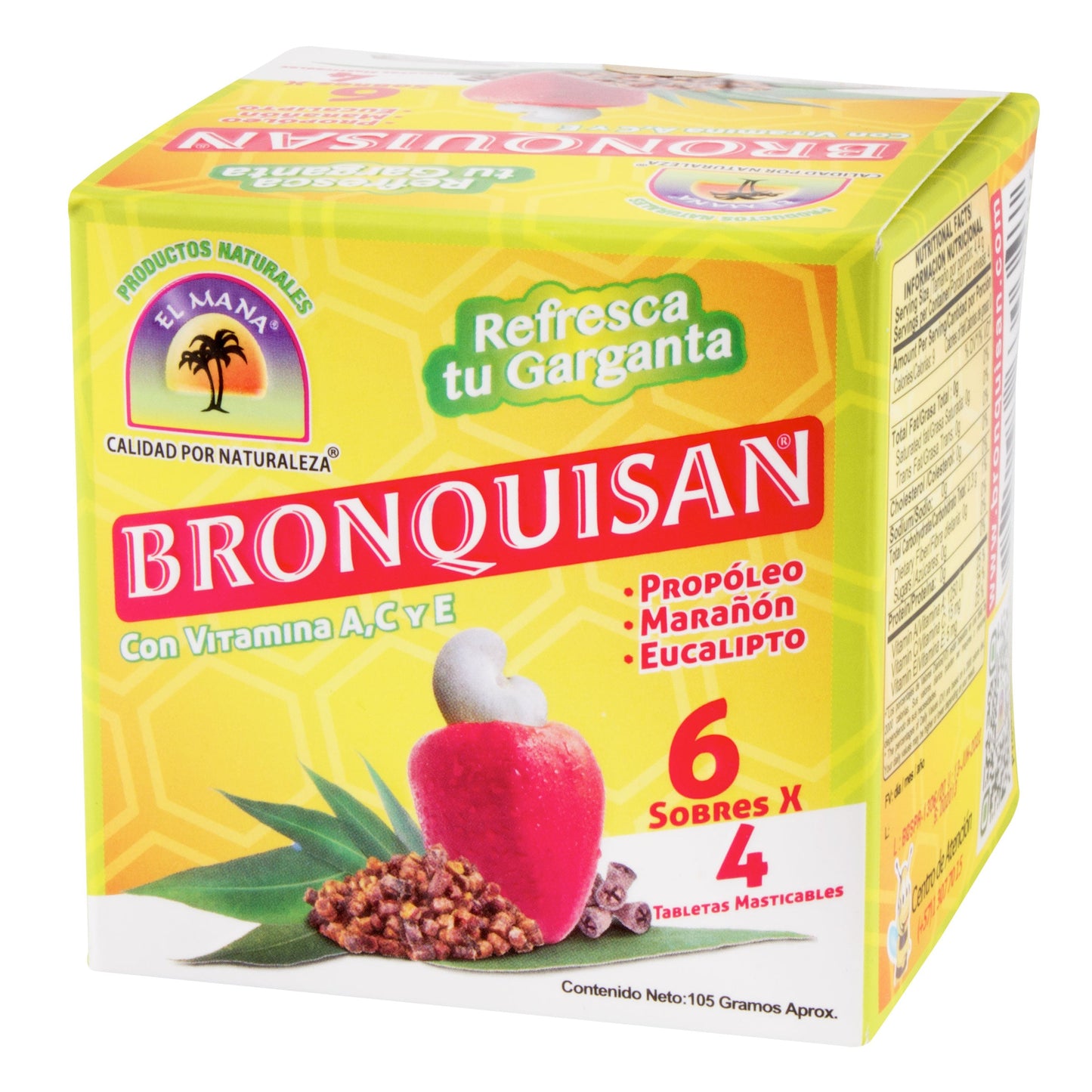 Bronquisan Tabletas Masticables 6 Sbs