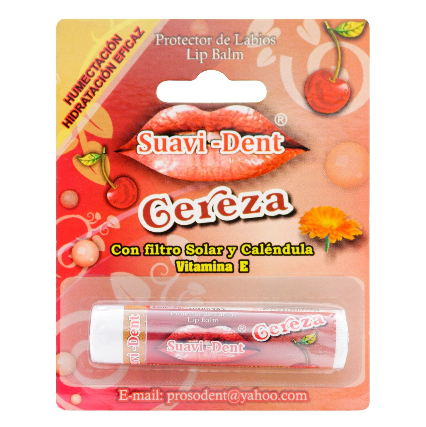 Protector labial Suavident Cereza