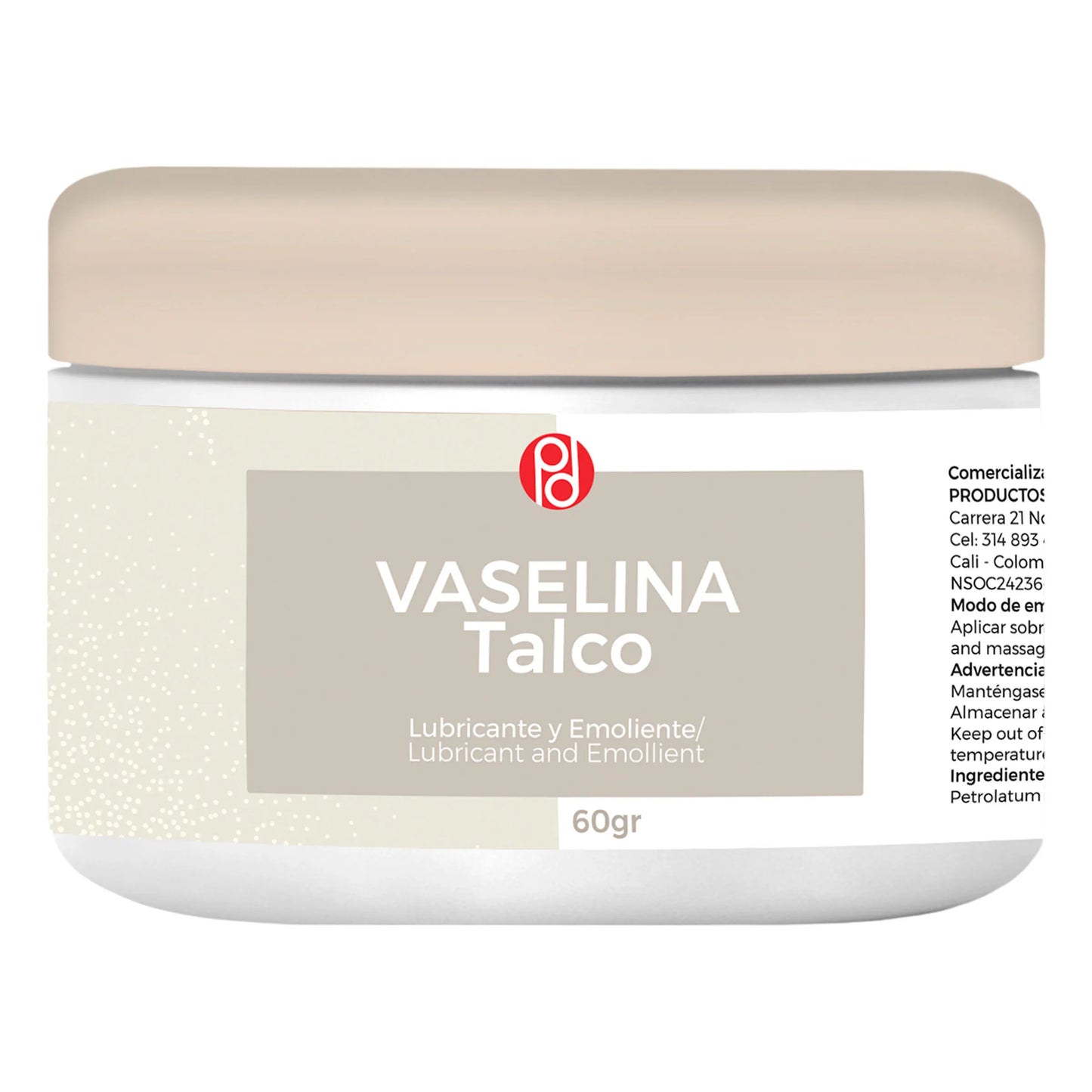 Vaselina Talco Pote 60 gr