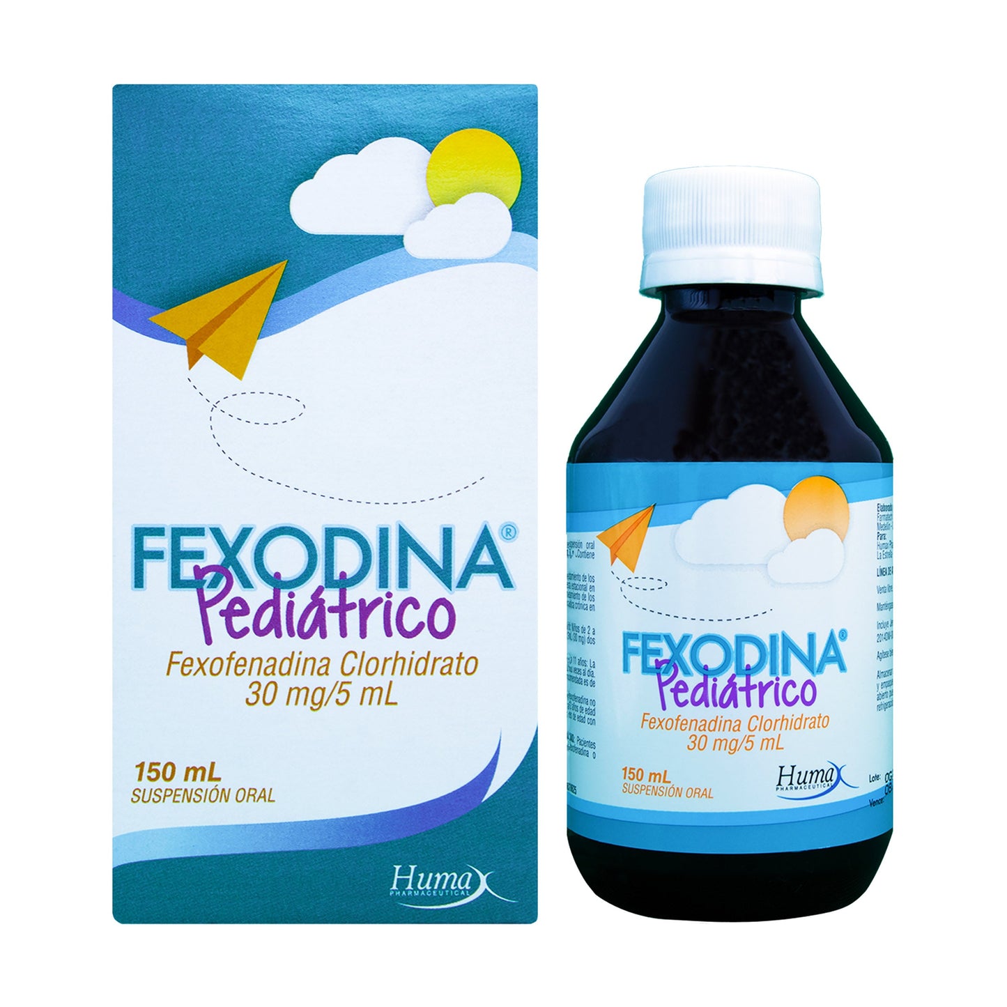 Fexodina 0.6% Suspensión Oral 150 ml