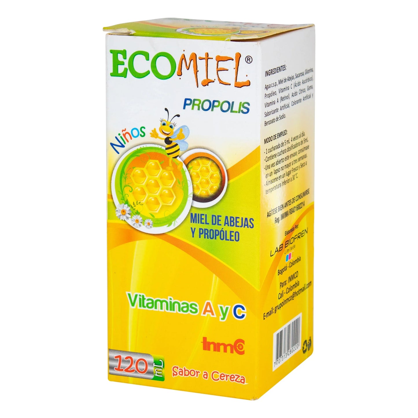 Ecomiel Propolis Sabor Cereza 120 ml