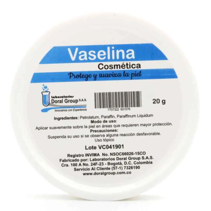 Vaselina Doral Cosmetica 20 gr 12 Unidad