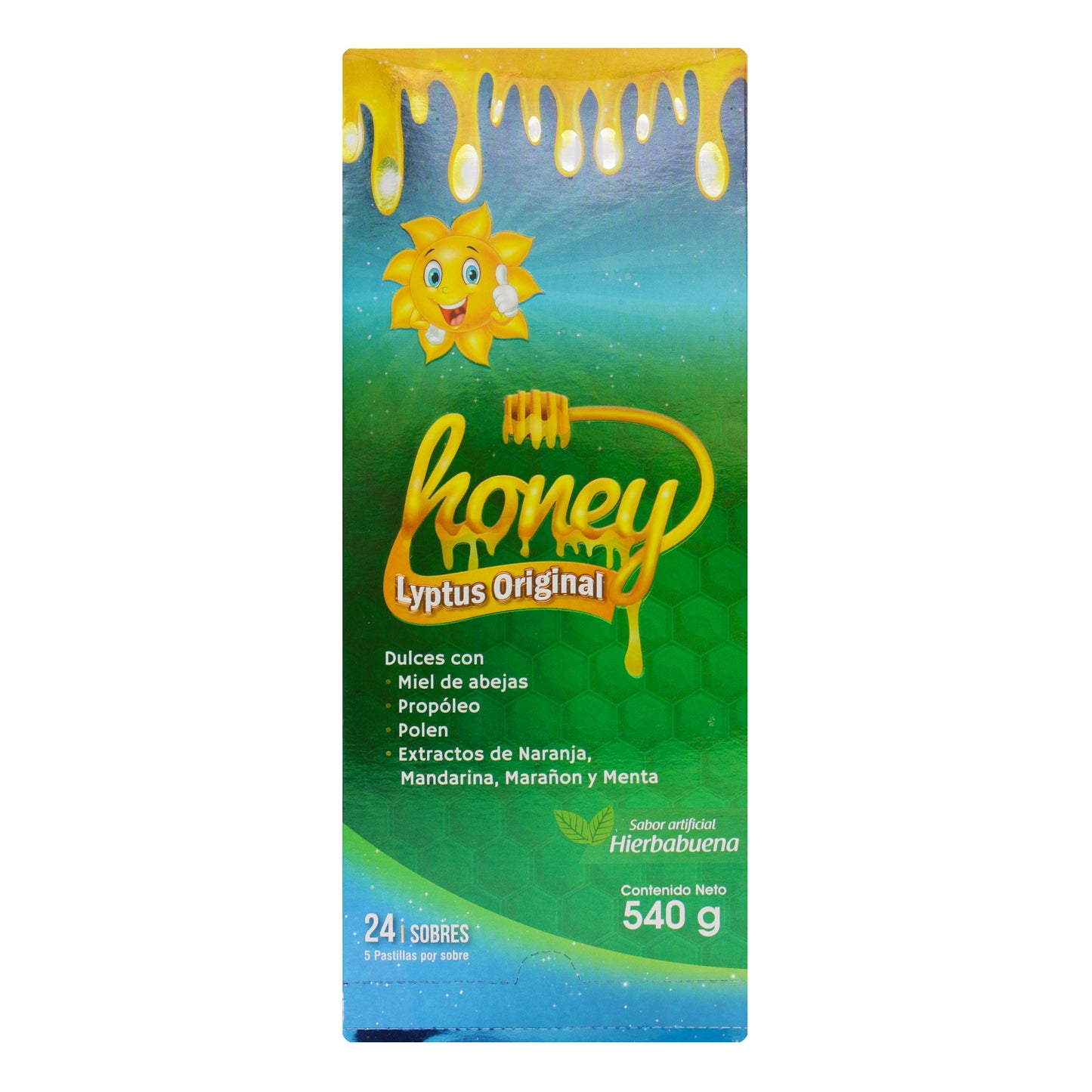 Honey Lyptus Hierbabuena X 24 Sobre