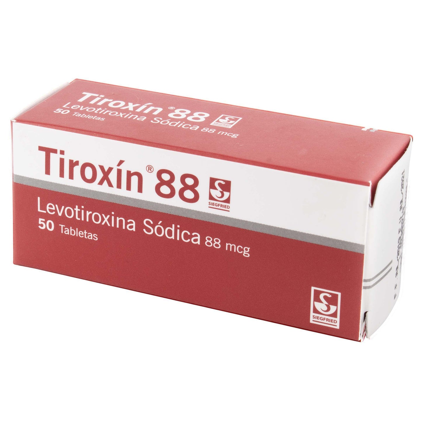 Tiroxin 88 mcg 50 Tabletas(PB)