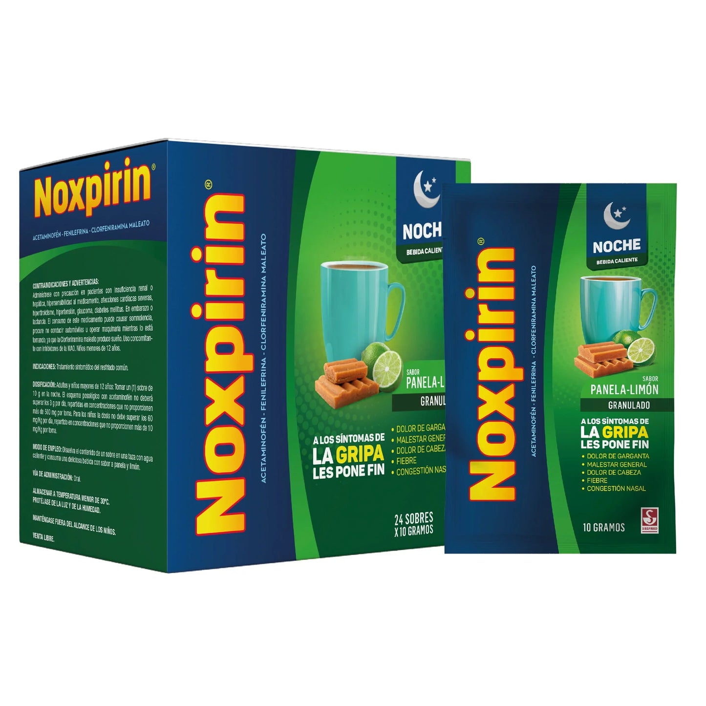 Noxpirin F Adul.noche Pañal Limon 24sbs