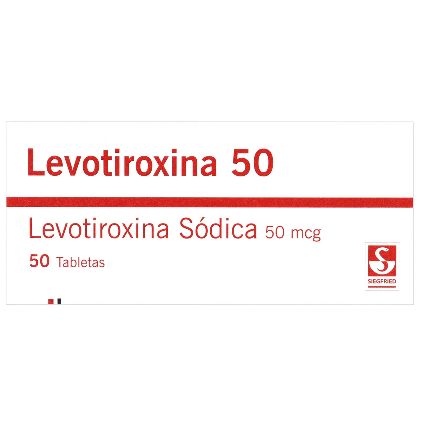 Levotiroxina 50 mcg 50 Tbs