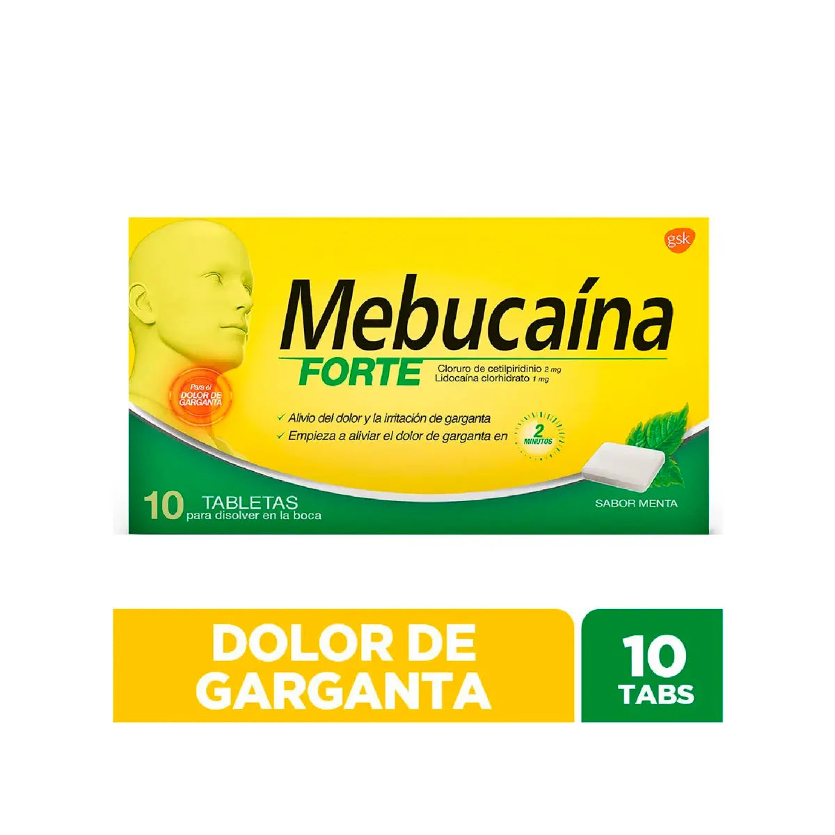Mebucaina Forte 10 Unidades