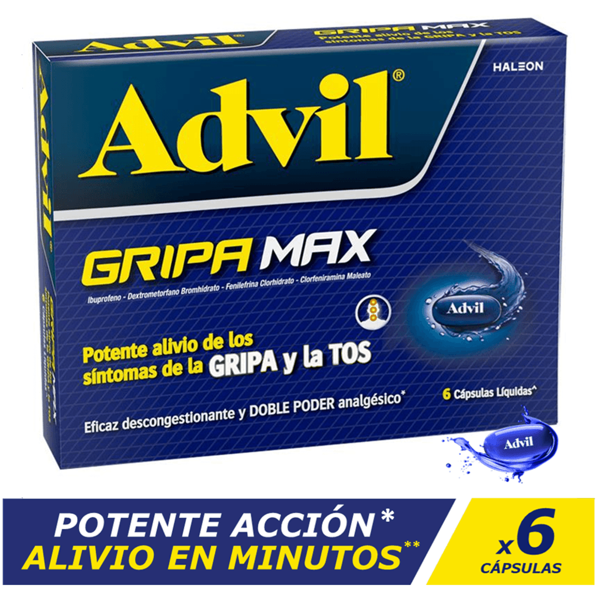 Advil grIPA Max 6 Cápsula