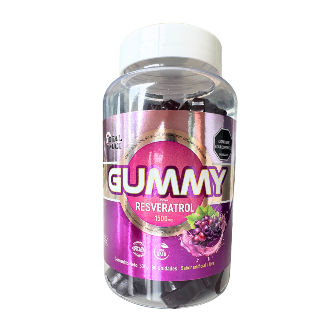 Gummy Con Resveratrol 1500 MG 90 Unidades