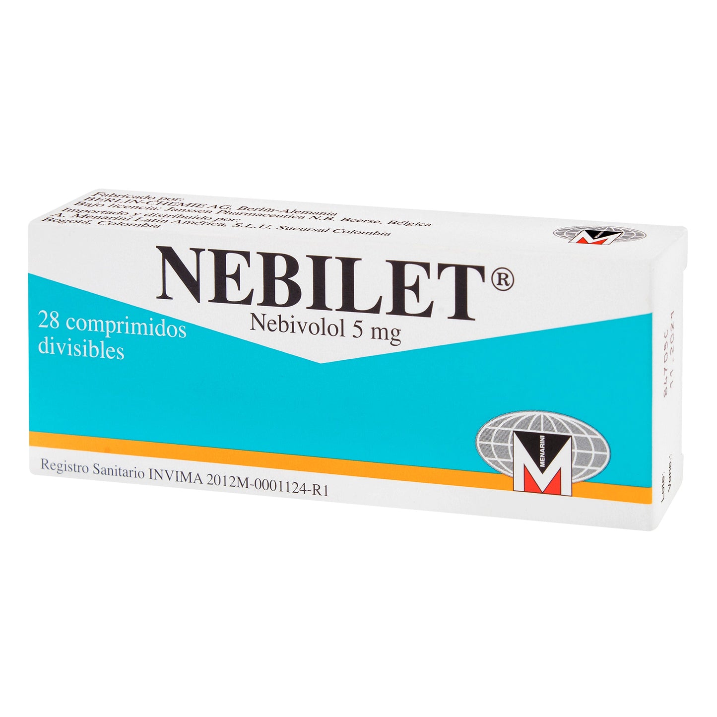 Nebilet 5 mg 28 Cápsula.(3%+)