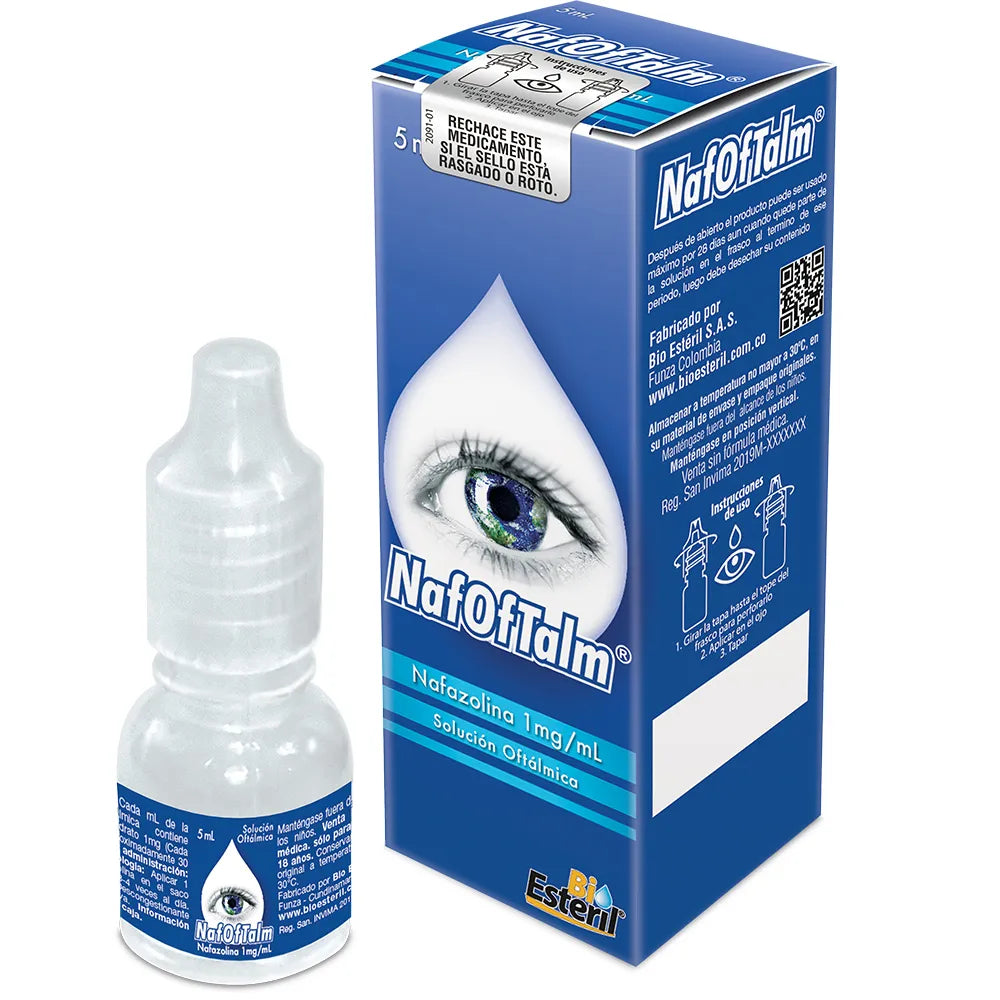 Nafoltalm Nafazolina 1MG/ML 5ML Oft