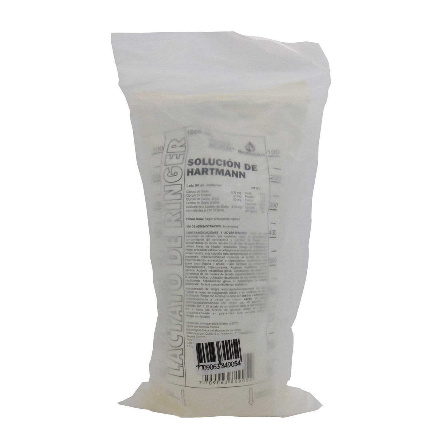 SoluciónI. Lactato De Ringer 500 ml