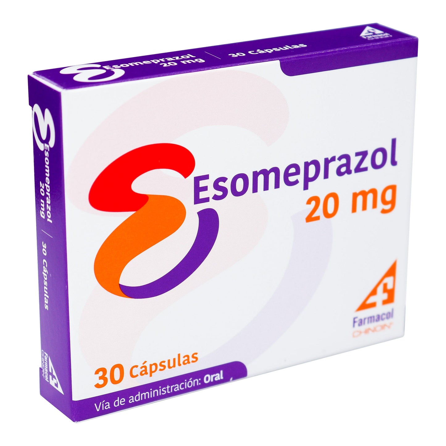 Esomeprazol 20 mg 30 Cápsulas