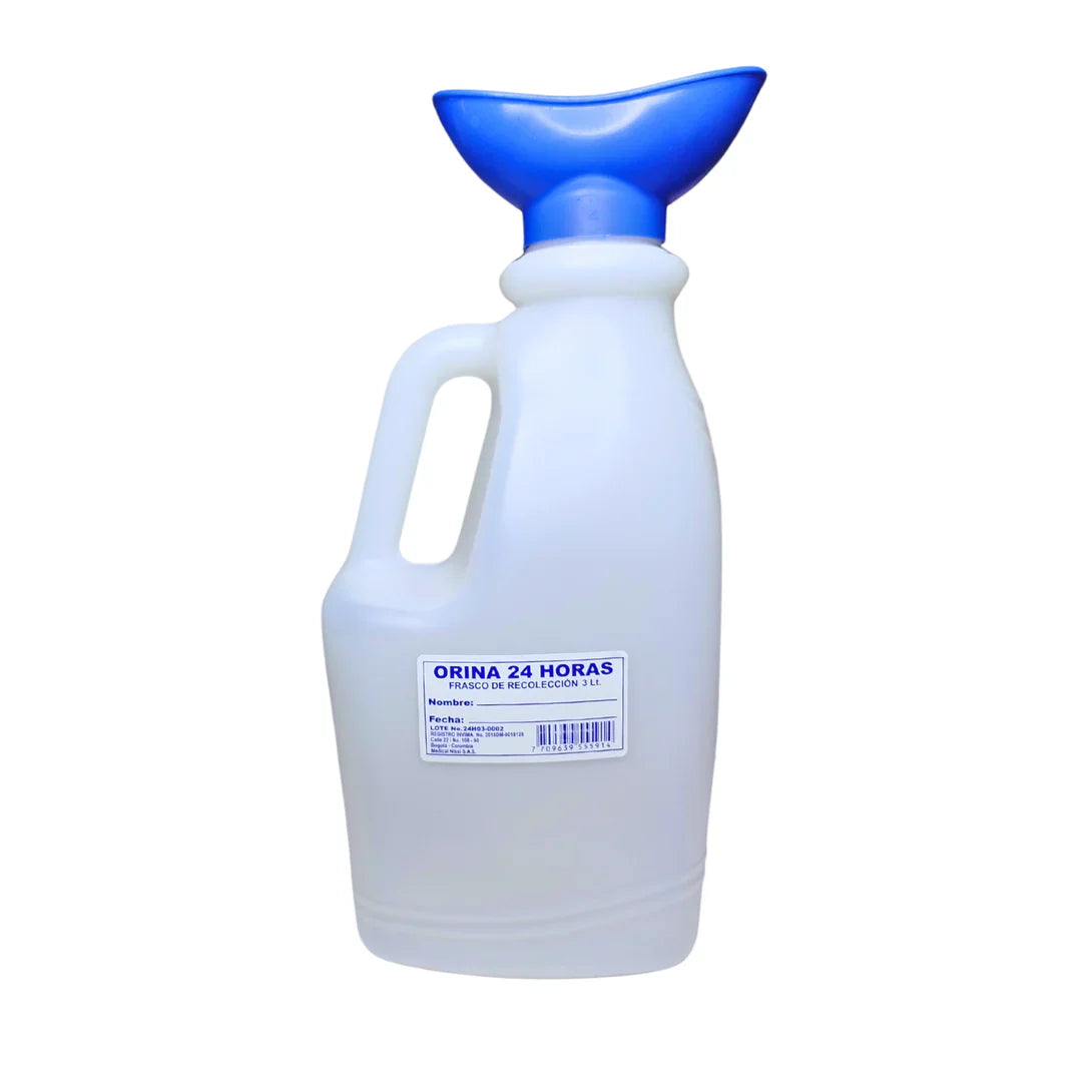 Frasco Recolector De Orina 24 Hrs 3ltr