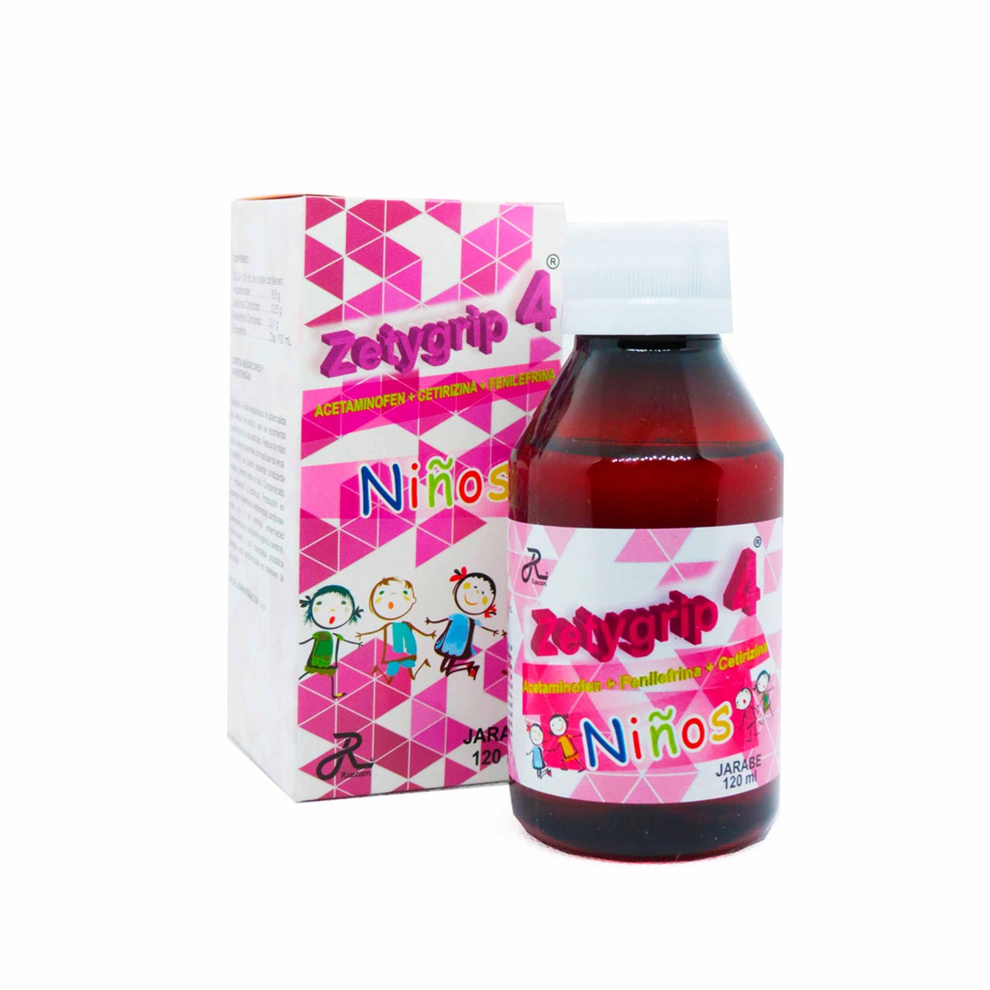 Zetygrip 4 Jarabe Niños 120 ML