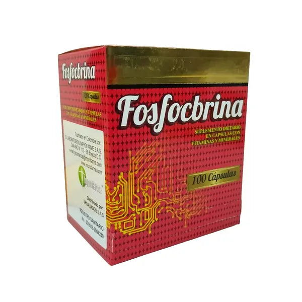 Fosfobricina Suplemento Vitamínico X 100 Cápsulas
