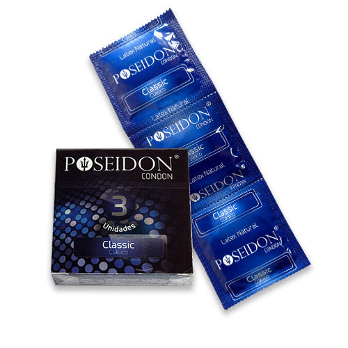 Preservativo Poseidon Clasico X 3 Un