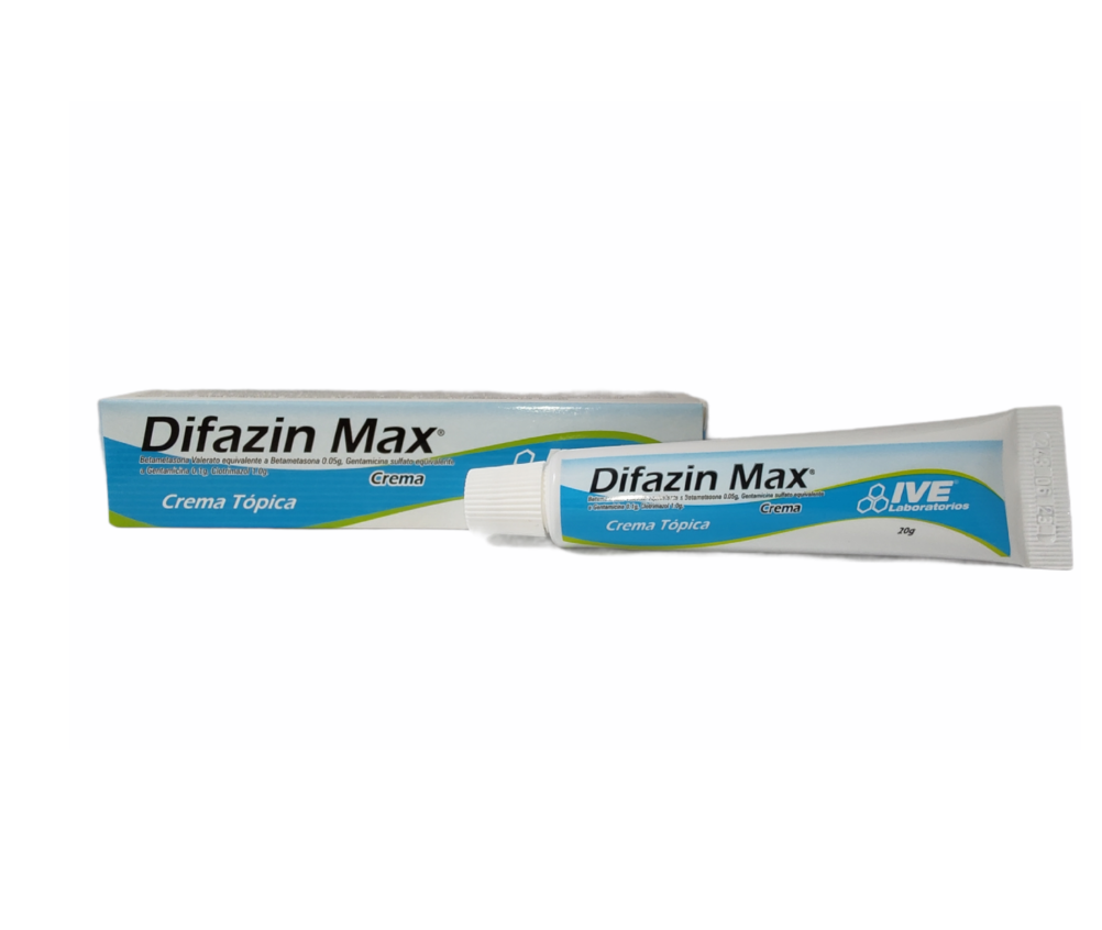 Difazin Max Betametasona - Clotrimazol - Gentamicina 20 Gramos