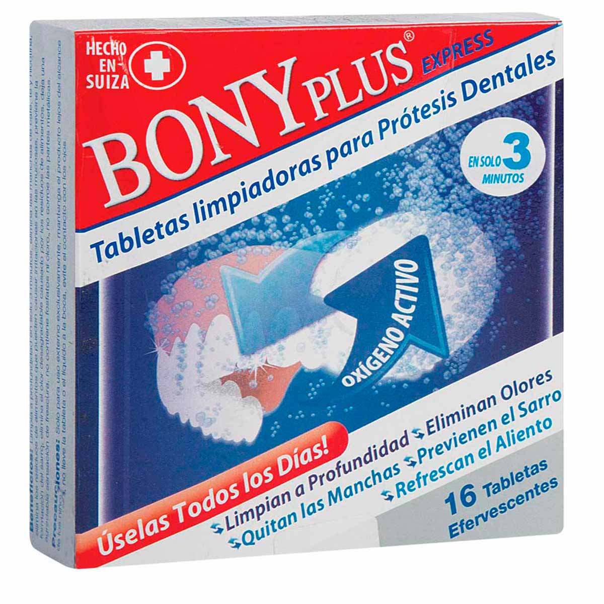 Bony Plus Tabletas Efervescentes 16 Unidades