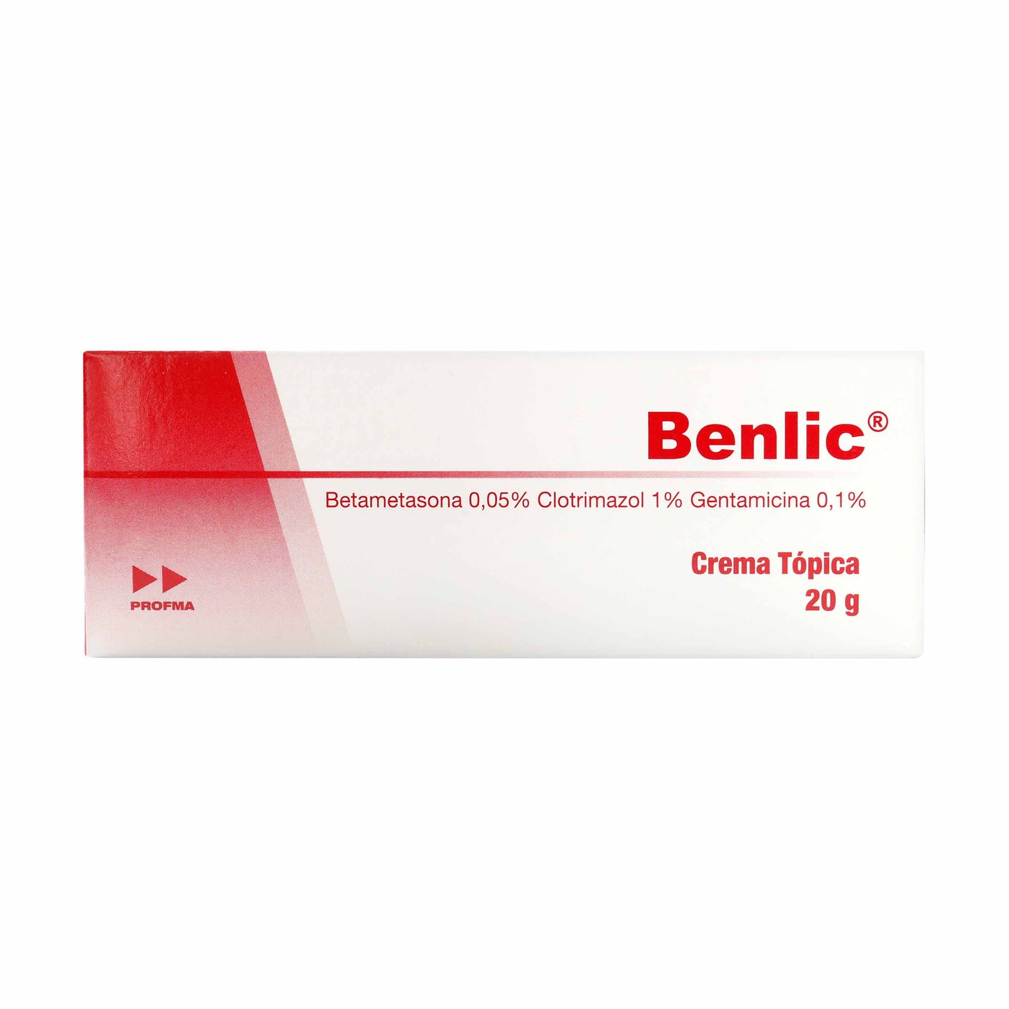 Benlic Crema Tópico 20 gr