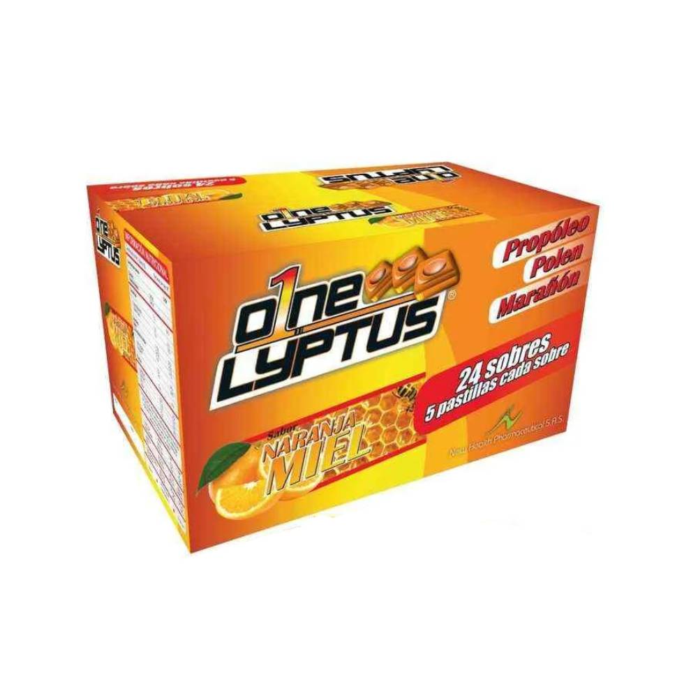 One Lyptus Pastillas Naranja Miel X 5 Caramelos